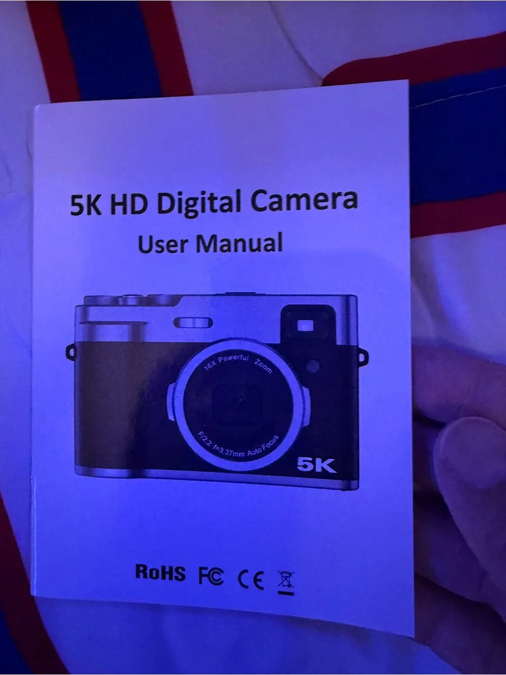 Amazon 5K Digital Camera - Black and Silver